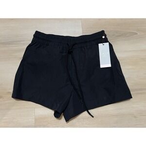 NWT CALIA XS Black Swim Shorts Women's Utility Boardshorts 2.5" Inseam UPF New